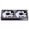 Jonsbo ZB-240BR 120mm vastupidise labaga ARGB PWM 2-tk korpuseventilaatorite komplekt - Must