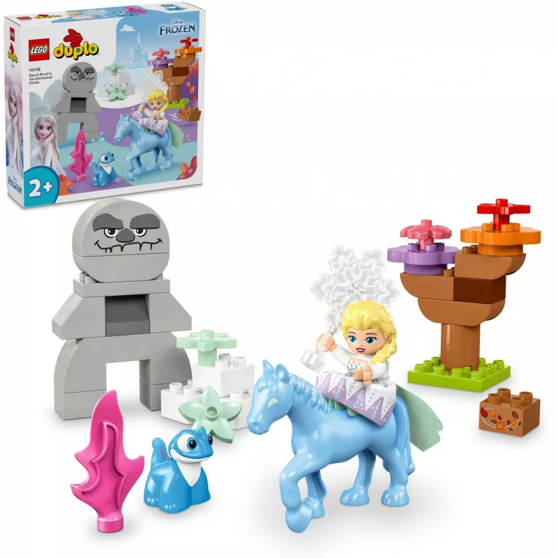 LEGO DUPLO mängukomplekt 10418 — Disney Elsa ja Bruni Nõiutud metsas, 31 osa, 2+ aastat