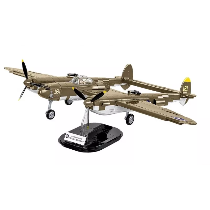 Cobi ehitusklotsid Lockheed P-38H Lightning komplekt 5763 — mudelikomplekt, kogutav lennukimudel