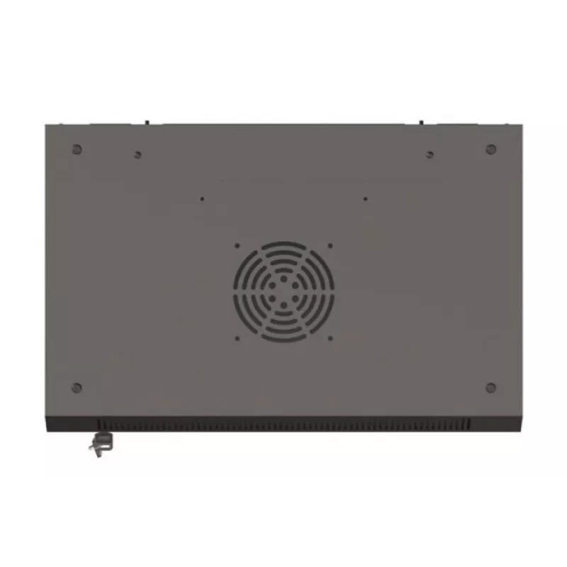 Seinale paigaldatav rack-kapp LANBERG WF03-5304-10B 19 tolli 4U must, klaasuks