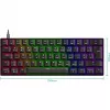 Mehaaniline mänguklaviatuur Speedlink ATMOS RGB — kompaktne paigutus, RGB-taustvalgustus