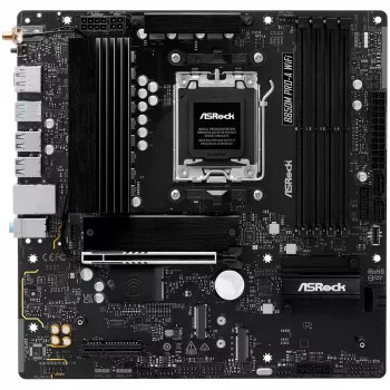Emaplaat ASRock B850M Pro-A WiFi micro ATX – AMD B850, Socket AM5, DDR5, 4x DIMM, 256GB, Wi‑Fi, 2.5Gb LAN