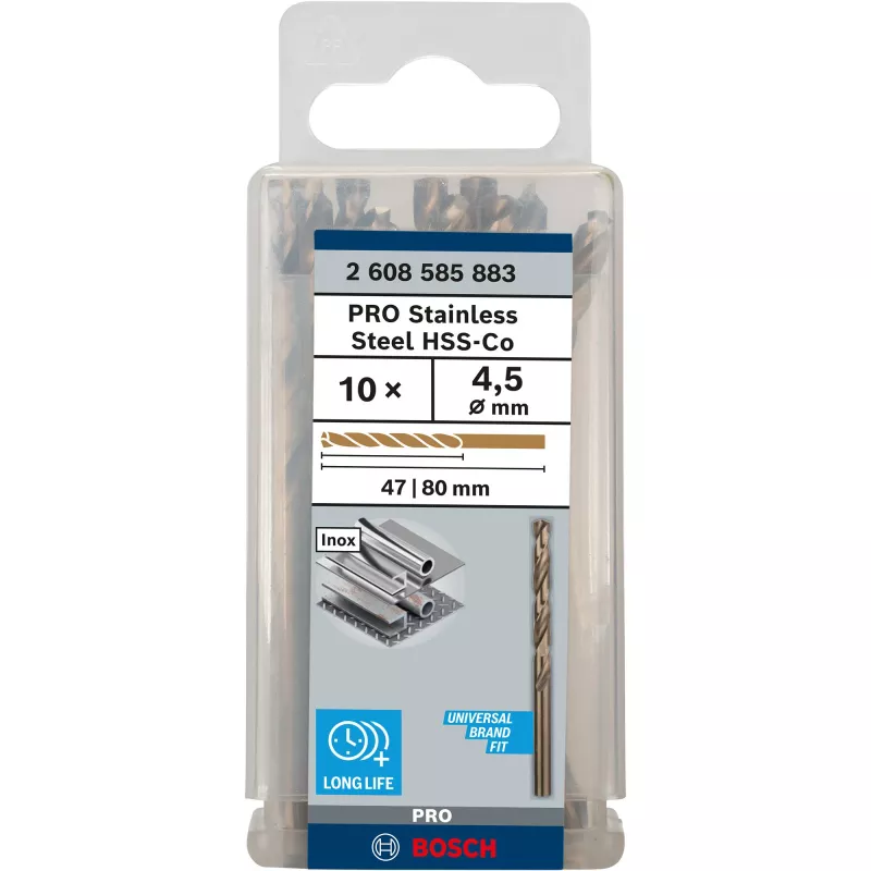 Twist Drill Bits Bosch HSS Cobalt 2608585883 5-13 mm