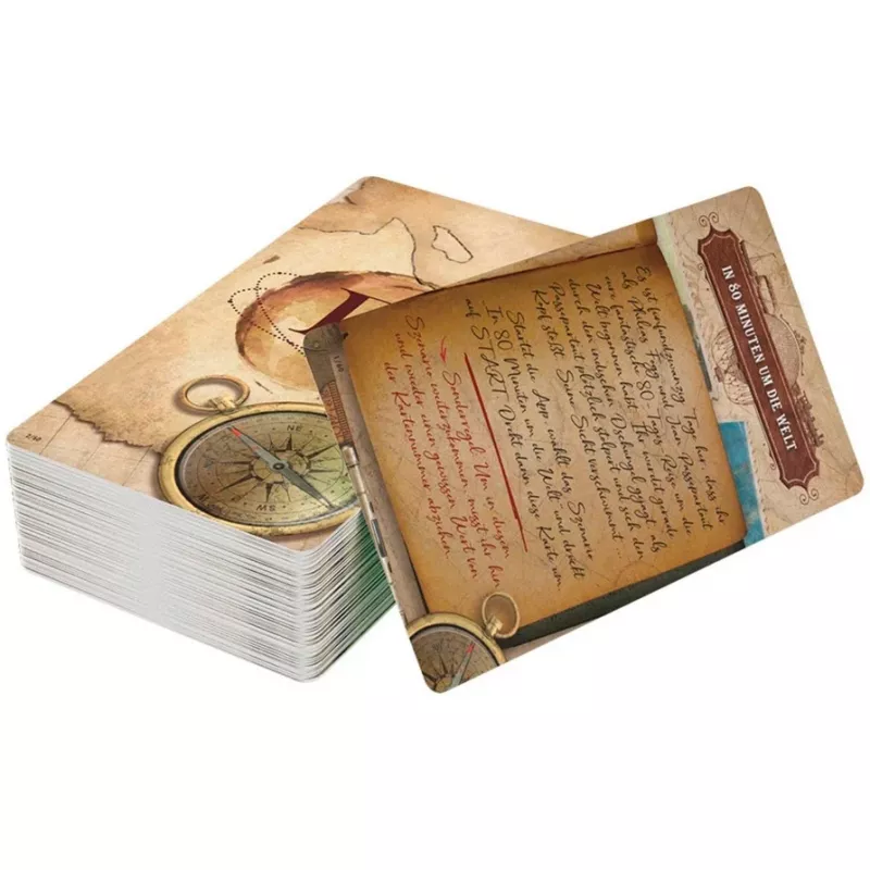 Unlock In 80 Minuten um the world, kaardimäng