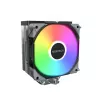 Õhkjahuti Montech NX400 ARGB, 120 mm ventilaator, FDB, 800–1950 p/min, TDP 270 W, must