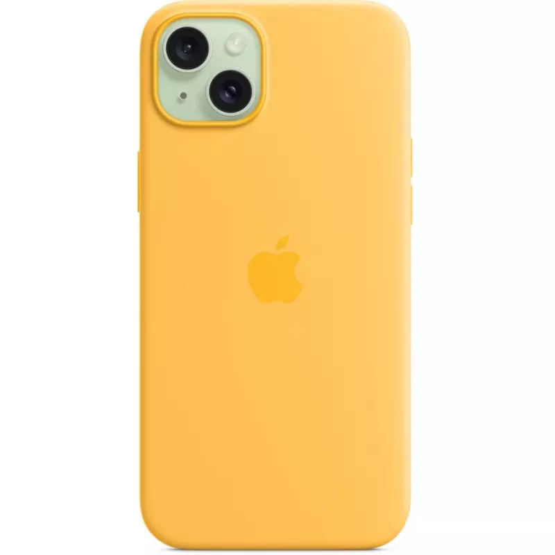 Silikoonist ümbris Apple iPhone 15 Plus MagSafe oranž
