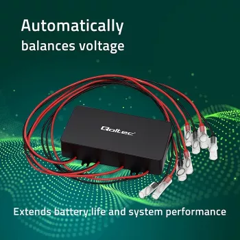 Pingetasakaalustaja QOLTEC 51098 48V süsteemidele — 4×12V aku tasakaalustaja
