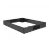 Rack plinth LANBERG CK01-66-B, 19 inch (48.3 cm) mounting, 600 mm width, Must