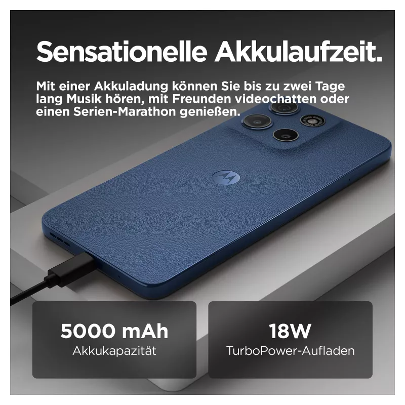 Motorola moto g15 17.1 cm (6.72 tolli) Dual SIM Android 15 4G USB USB-C 8 GB 256 GB 5200 mAh mereväesinine