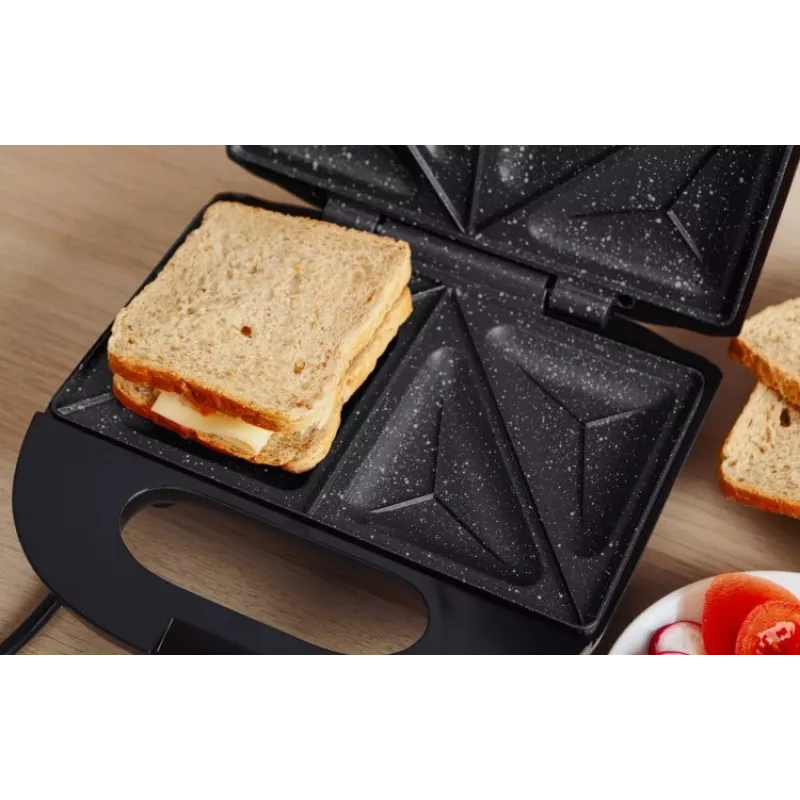 ELDOM Sandwich RUDDY, 750 W, graniitplaadid