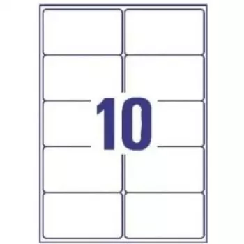 Avery - aadressisildid - valge - 99,1 x 57 mm - 1000 silt(i) (100 lehte x 10) (L7173-100)