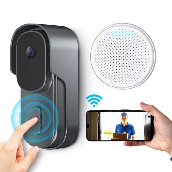 Video intercom Extralink SmartLife 1080p 5MP — väliüksus 1080p videoga ja 5MP sensoriga