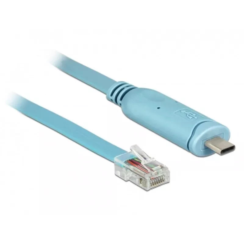 Jadakaabel DeLOCK 63914 USB USB-C RJ45 3 m sinine