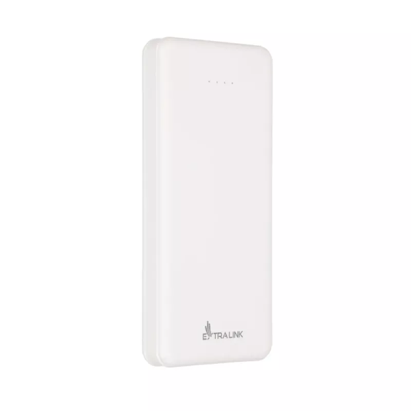 Akupank Extralink EPB-078W 10000 mAh valge, USB-C, 10 W väljund, laeb kuni 2 seadet