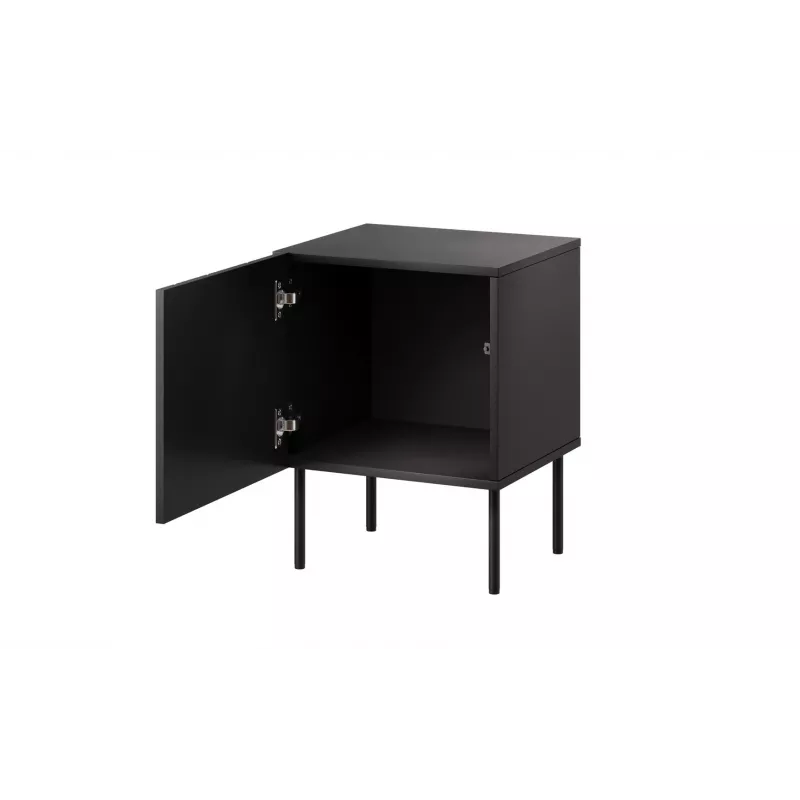 Öökapikomplekt 2 tk Cama Meble ISLA 44,5×40×59 cm must matt MDF/puitlaastplaat