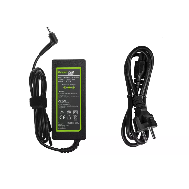Green Cell AD73P toiteadapter/inverter siseruumides 65 W must
