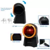 Juhtmega lauaarvuti vöötkoodiskanner QOLTEC 50857 — 1D/2D, USB, ABS-korpus, must, 1,75 m kaabel