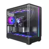 PC-korpus Montech KING 15 PRO Must — micro ATX / Mini-ITX midi torn