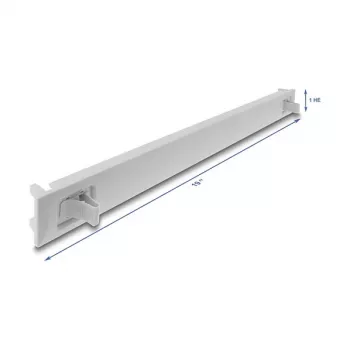 Pimepaneel DELOCK 67274 — ABS-hall rackitarvik, 1 tk
