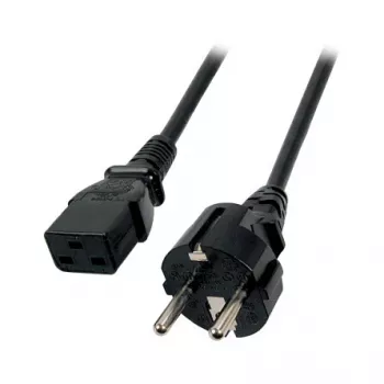 EFB-Elektronik toitekaabel maandatud pistikuga 180° - C19 180°, must, 1,8 m, 3 x 1,50 mm² Tootja: EFB Elektronik (EK511.1,8)
