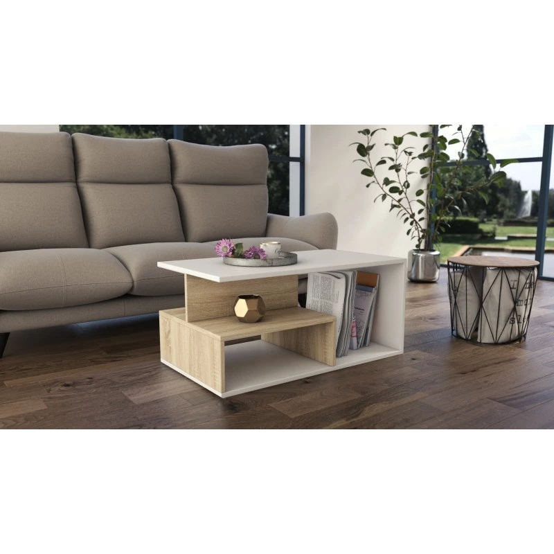 Topeshop PRIMA SON MIX kohvi- / külg- / otsalaud, kohvilaud, vabakujuline, 1 jalg