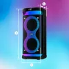 Kaasaskantav kõlar MANTA SPK0601B100, 100 W, Bluetooth, karaoke, juhtmevaba mikrofon, aku, ekvalaiser, diskotuled