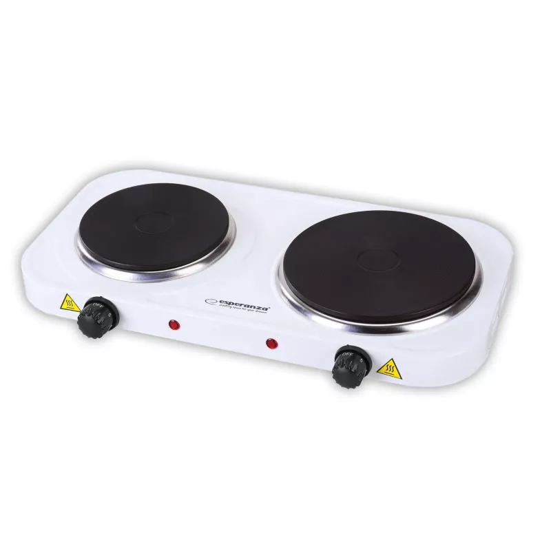 Esperanza EKH014W elektripliit 2 tsooni, valge