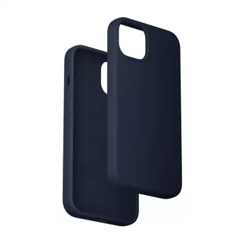 Silikoonist ümbris Vention KUFL0-20 iPhone 15 Plus'ile, sinine — pehme kaitseümbrise, õhuke istuvus
