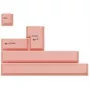 Keycap Set Static Control GMK Additional Kit — ABS kahekordse survevaluga klahvikatted, ISO ja ANSI ühilduvus, pastellroosa