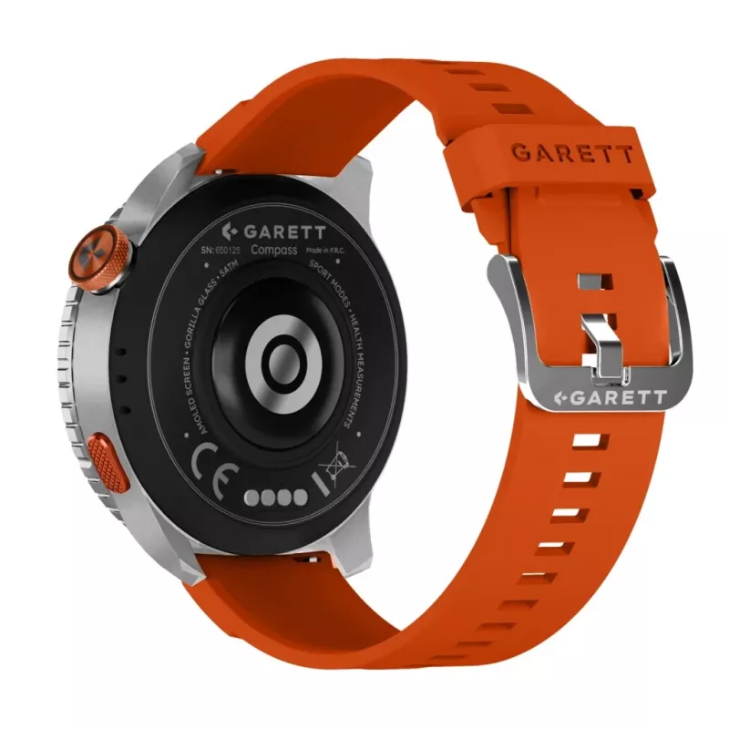 Nutikell Garett Compass GPS hõbedane — Garett Compass GPS srebrny