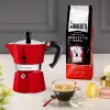 Manuaalne moka pott BIALETTI 4941 Red — alumiiniumist türgi stiilis pliidikohvimasin, 0,05 L
