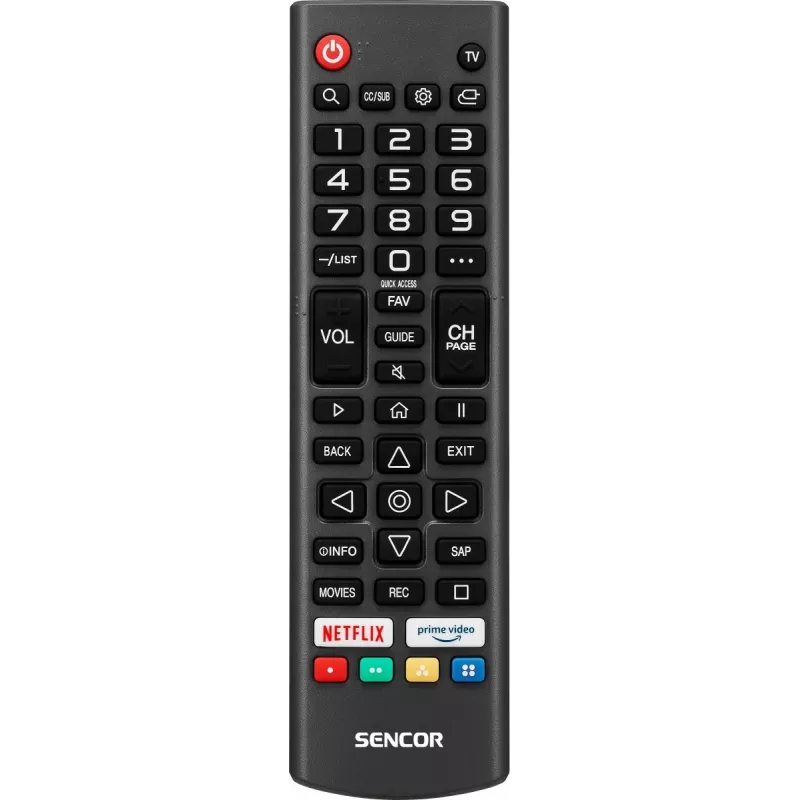 24-tolline SENCOR SLE 24S803B HD Ready SMART TV koos webOS-i, Wi-Fi, Bluetoothi, DVB-T2/C/S2, 1366×768