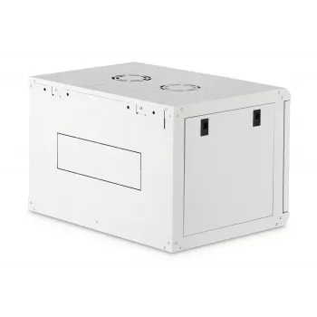 Seinale kinnitatav 19-tolline püstikkapp DIGITUS Dynamic‑N DN-37100, 7U, 600x450 mm (LxS), IP20, helehall, monteerimata