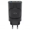 RealPower 450476 mobiilseadme laadija akupank, nutikell, tahvelarvuti Must Vahelduvvool Juhtmevaba laadimine Kiirlaadimine Siseruumidesse