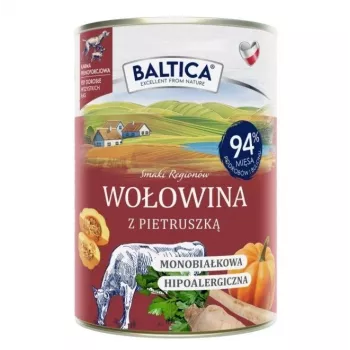 BALTICA regional flavours Veiseliha peterselliga - märg koeratoit - 400g