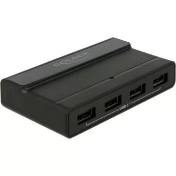 USB-jaotur DeLOCK Väline 4 Porti 10 Gbps