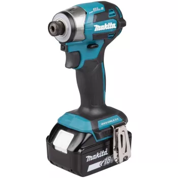 Löökkeeraja Makita DTD173RTJ 18V juhtmeta, 1/4 tolline padrun, 3600 p/min, püstolkäepide, Li-Ion