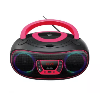 Denver TCL-212BT PINK CD-mängija Kaasaskantav CD-mängija Must, Roosa