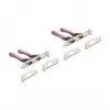 Sisemine RS-232 liidesekaart DELOCK 95278 — Mini PCI Express host, 4× RS-232 väljundit, FIFO 256 B, 30×51×10 mm