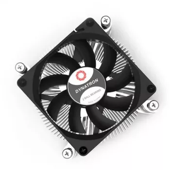CPU jahuti Dynatron Z60 LGA1851 ja LGA1700 jaoks, alumiiniumkorpus, 80 mm ventilaator