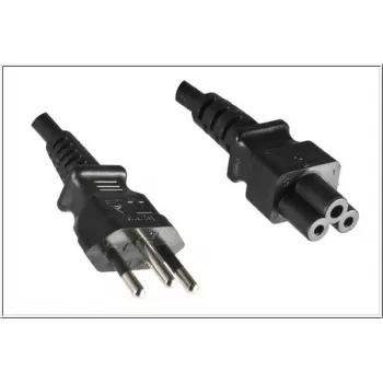 Microconnect PE010818BRAZIL toitekaabel Must 1.8 m C5 pistik