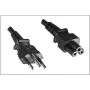 Microconnect PE010818BRAZIL toitekaabel Must 1.8 m C5 pistik
