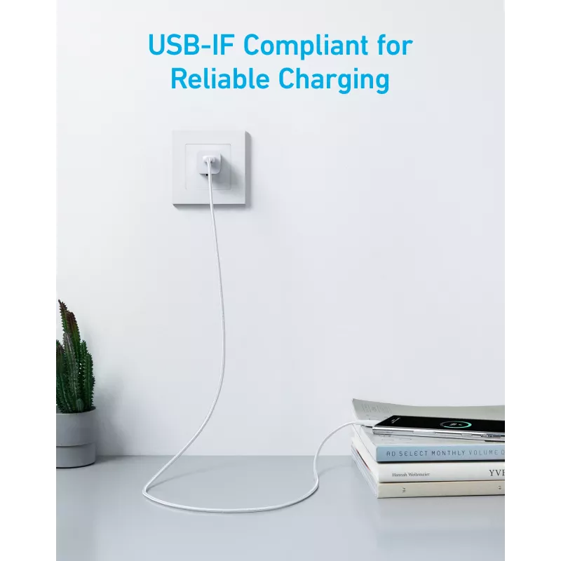 USB-kaabel Anker 322 1,8 m USB A USB C valge
