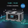 Laadija QOLTEC 52493 12V 10A AGM-akude parandusfunktsiooniga
