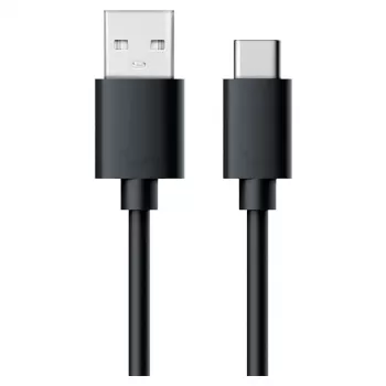 USB-kaabel RealPower 255650, USB 3.2 Gen 1, 0,6 m, must