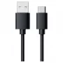 USB-kaabel RealPower 255650, USB 3.2 Gen 1, 0,6 m, must