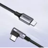 Ugreen USB-C (sirge) / USB-C (nurgeline) PD QC 60W 3A 0.5m US255 (hall)