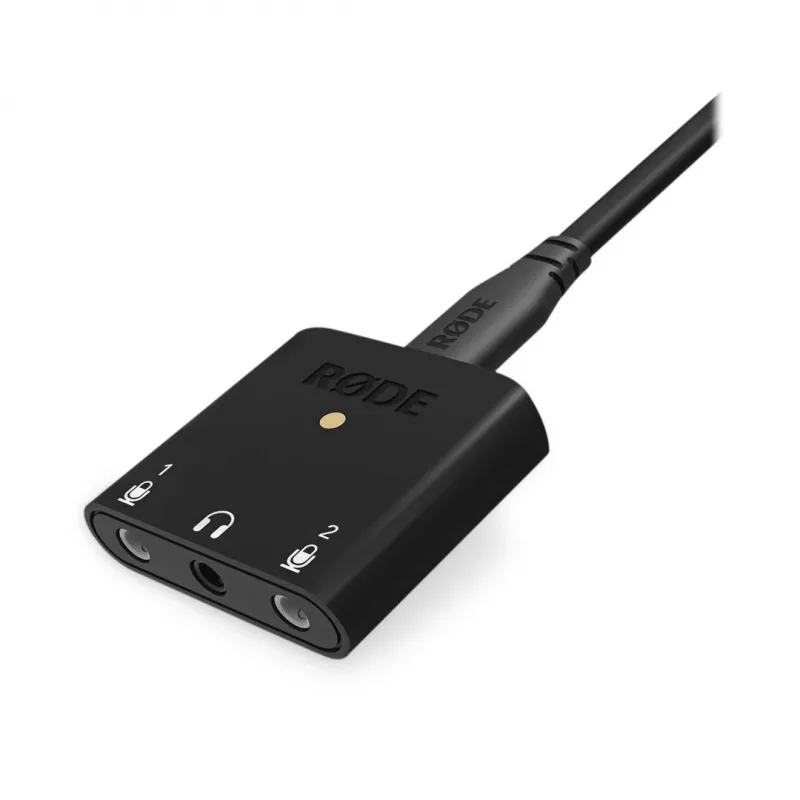 RØDE AI-Micro heliliides Kahekanaliline 24 bit 48 kHz Must