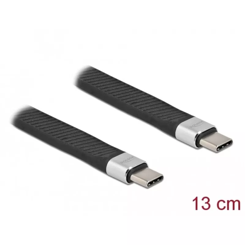 USB 2.0 FPC lame lintkaabel DeLOCK 86940 USB USB-C to USB USB-C 13 cm