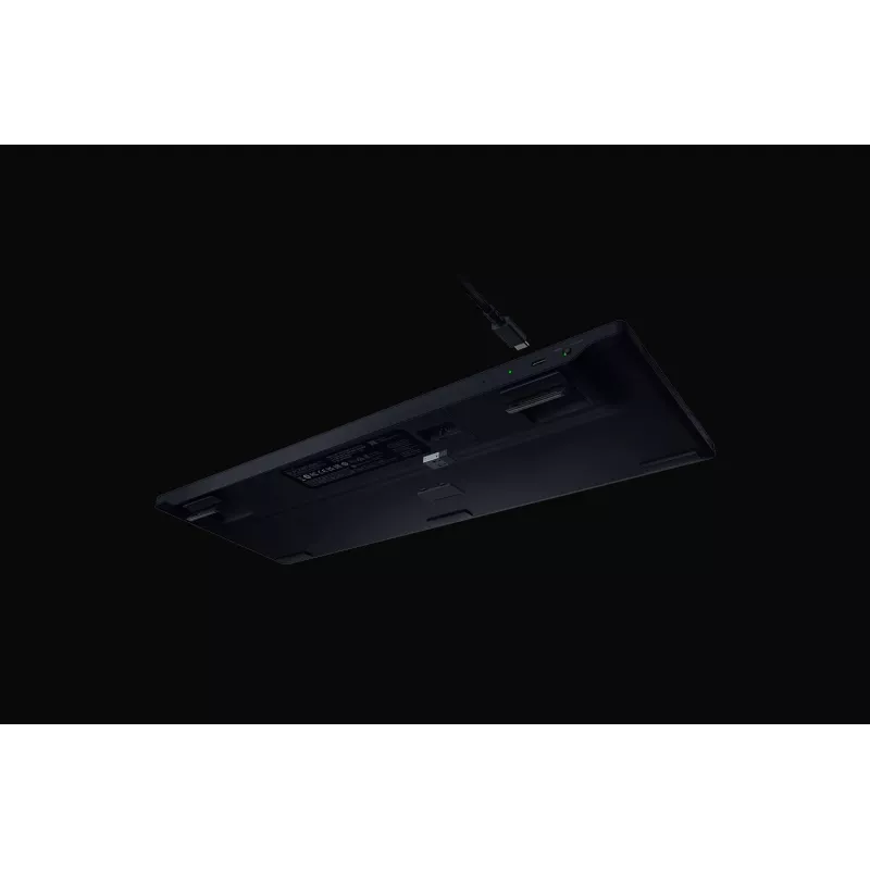 Mänguriklaviatuur Razer MustWidow V4 Low-profile Wireless — madala profiiliga mehaanilised klahvid, Bluetooth ja 2,4 GHz